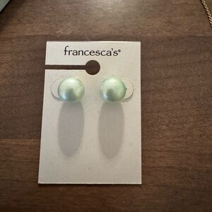 Francesca’s teal pearls